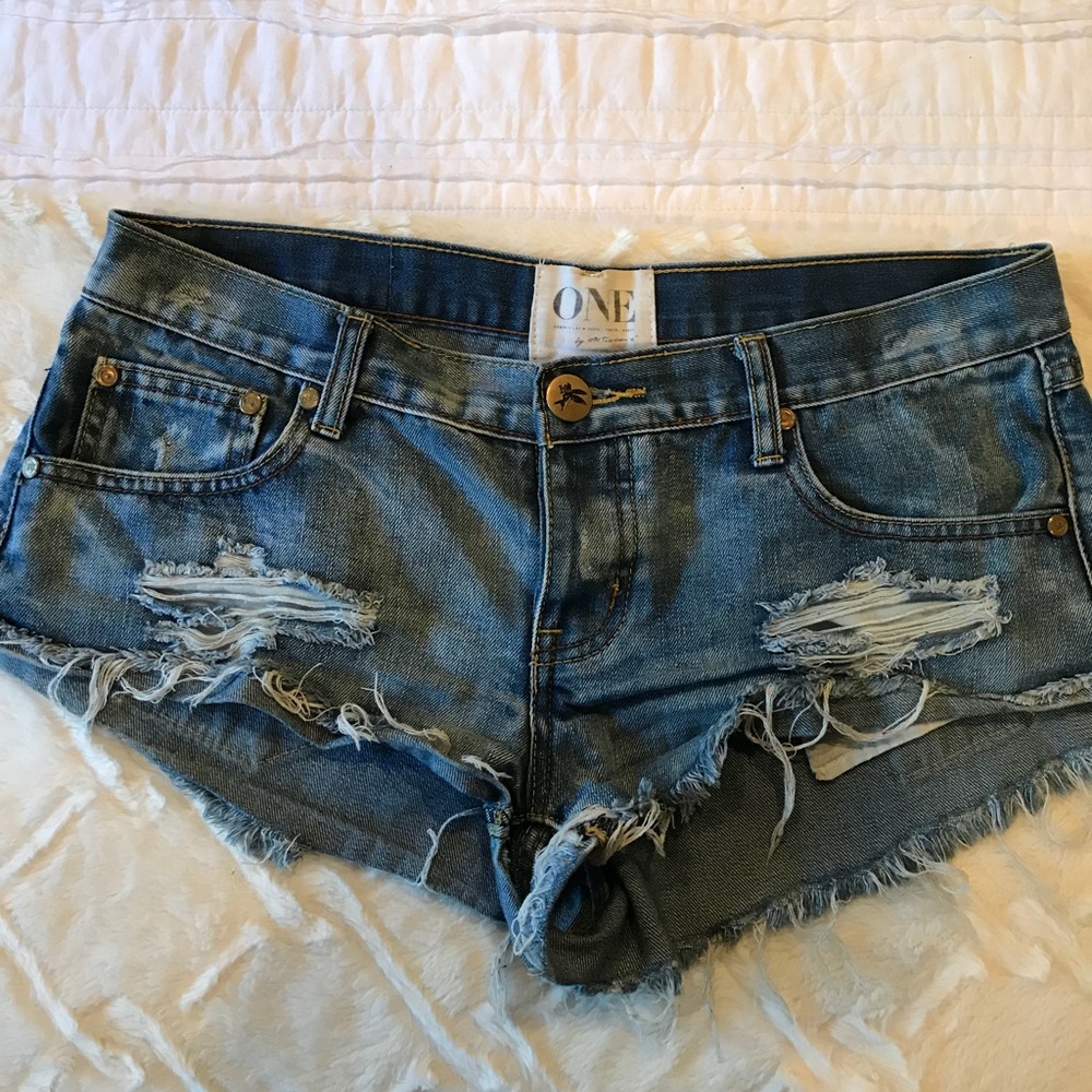 One teaspoon trash whore shorts